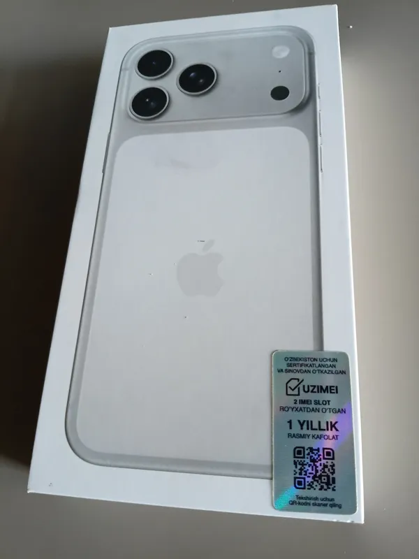 Iphone 17 Pro Max 256GB Silver (Sim) новый 1 Iphone 17 Pro Max 256GB Silver (Sim) новый 1