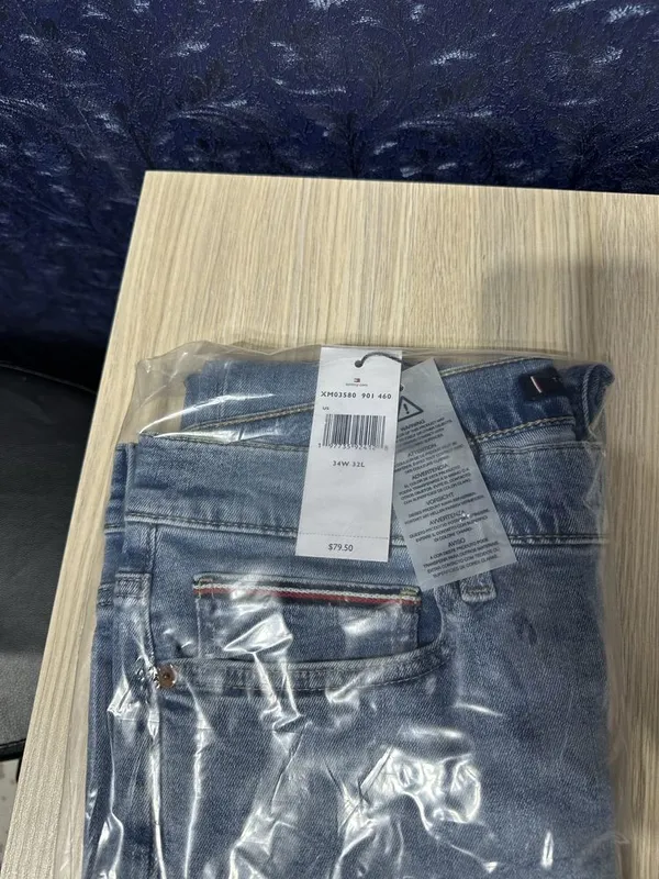 Джинсы Tommy Hilfiger thflex slim fit.p.-34/32. — фото 3