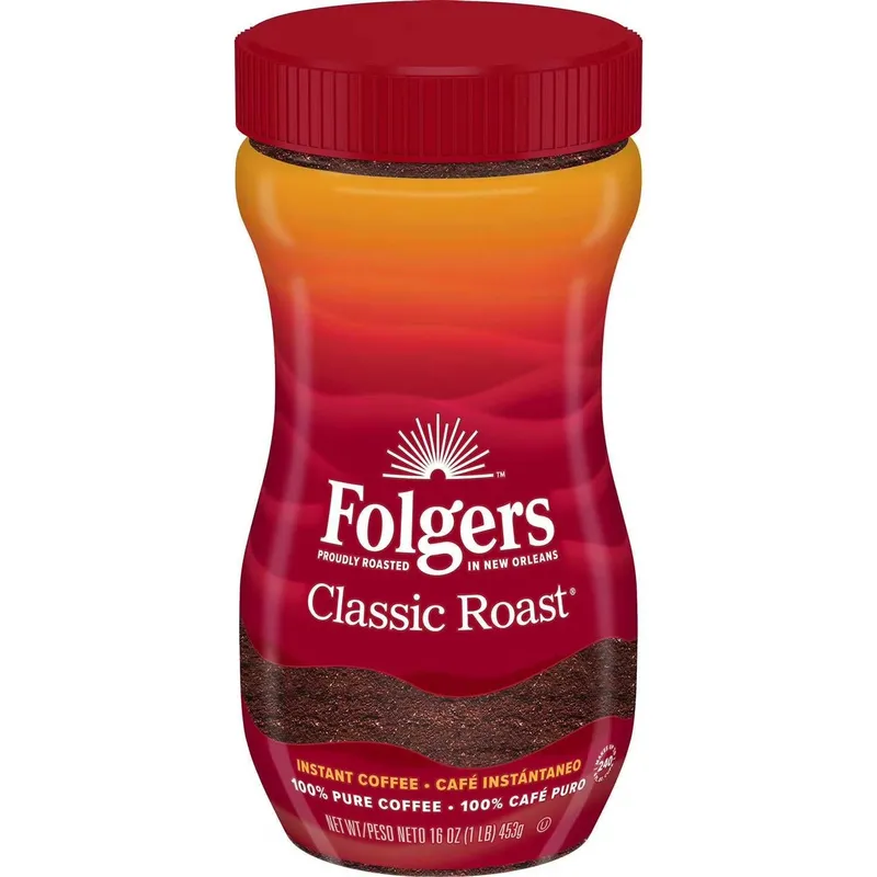 Американский Кофе Folgers Classic Roast, 453 г.
