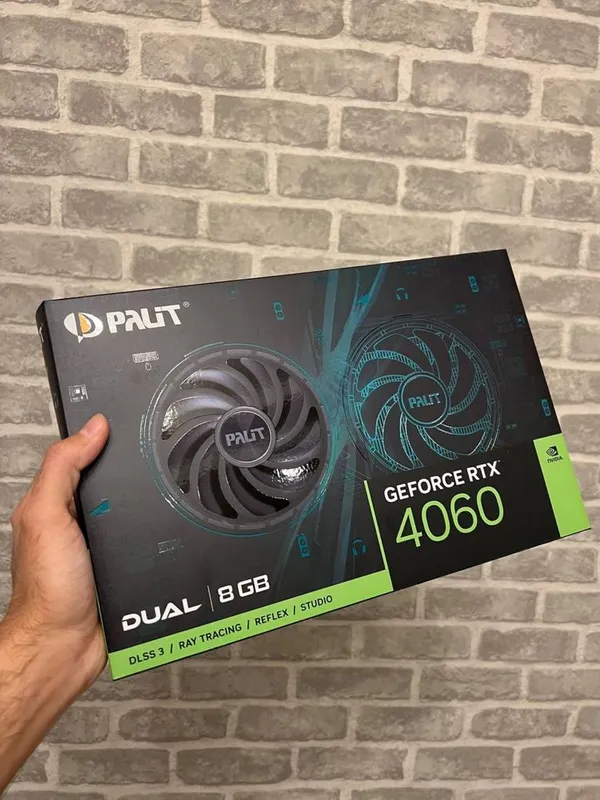 Видеокарта RTX 4060 8gb GDDR6 Palit Dual