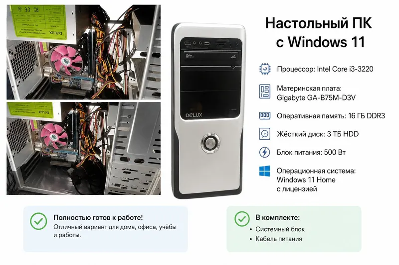 Компьютер для учебы и работы