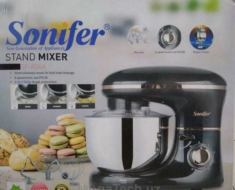 Планетарный миксер Промышленный с чашкой Stand Mixer Mikser sf-8064 2 Планетарный миксер Промышленный с чашкой Stand Mixer Mikser sf-8064 2