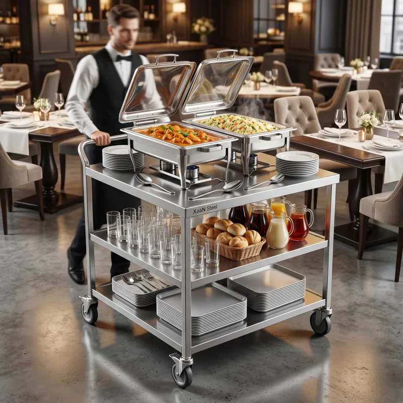 Тележки для Ресторана Nerjaveyka Нержавейка / Servis stoli — фото 7