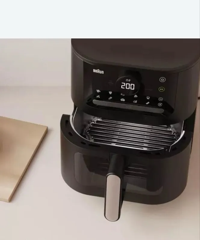 Braun HF5073IBK aerogril-fritürnitsasi — 3 tasi 1 da, 6 l, 20 ta dastur, kuchli 2 Braun HF5073IBK aerogril-fritürnitsasi — 3 tasi 1 da, 6 l, 20 ta dastur, kuchli 2