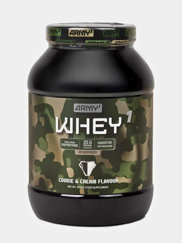 Protein Army1 Whey Protein 908g, 28 porsiya, halol — фото 1