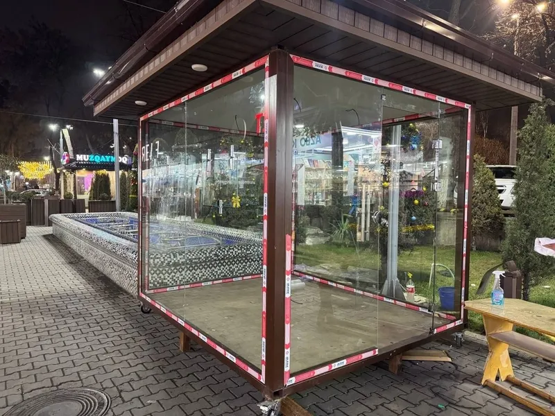 Каленное стекло 10 мм калит ойна стеклянные перегодки калин ойна — фото 1