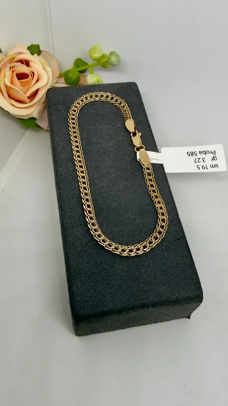 Braslet 585 proba uzunligi 19.5 sm
