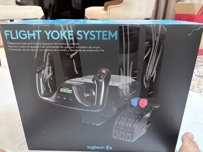 Logiteck Flight Yoke system в отличном состоянии