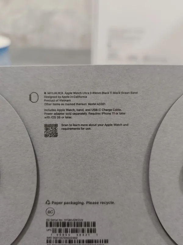 Iwatch ultra 3 black titan natural titan — фото 1
