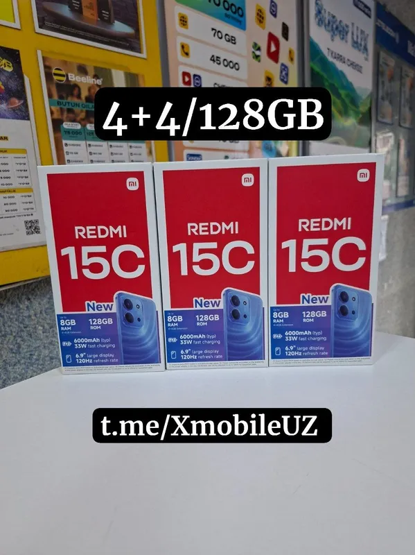 Redmi 15C 4+4/128GB