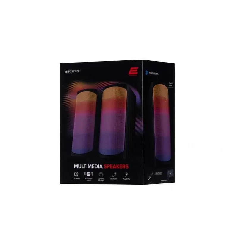 } Колонки 2E PCS231 RGB Matrix 2.0 Black — фото 1