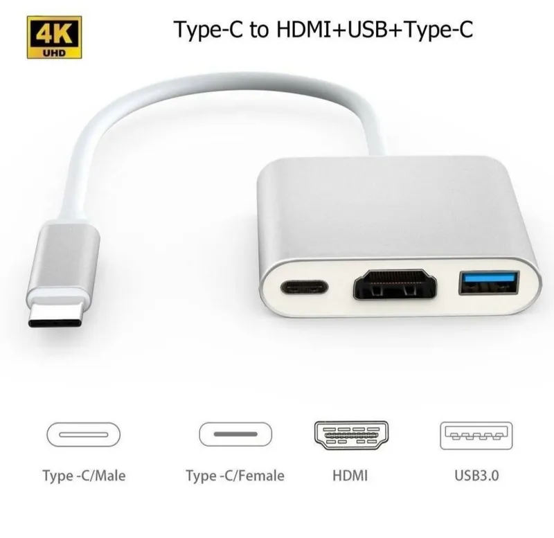 Type c hdmi , usb 3.0. type c/ macbook и т.д — фото 1