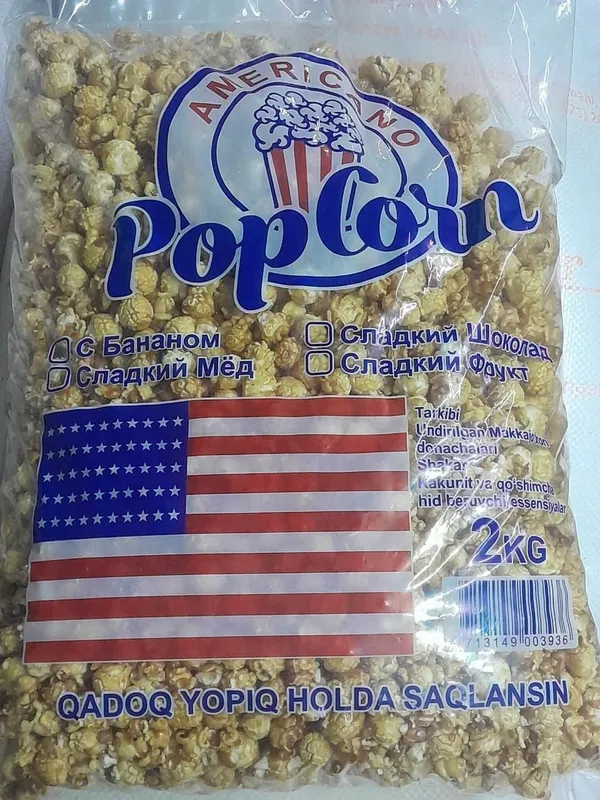 Amerkanski pop corn sotiladi sifatli xalol 4