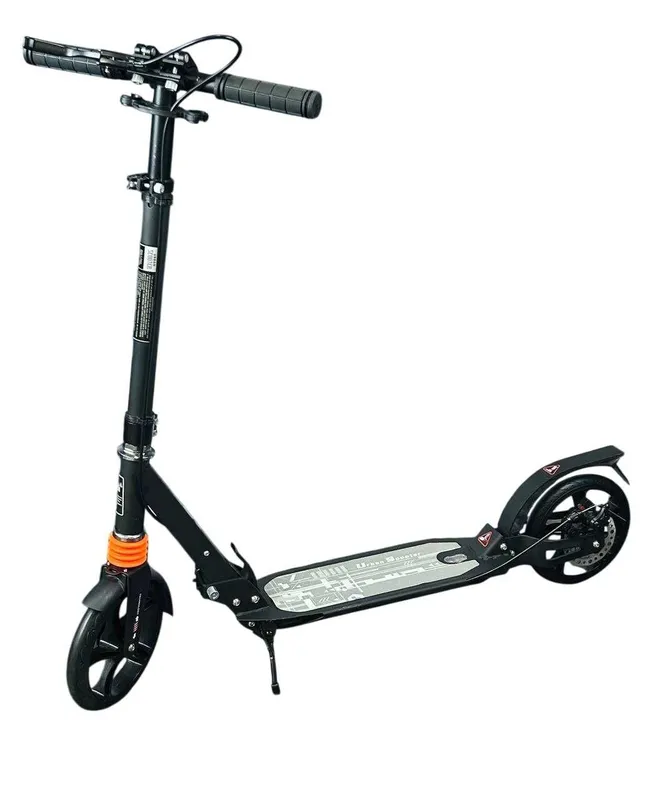 Премиум самокат Scooter Urban с ручным тормозом + скейтборд в подарок