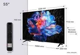 Телевизор TCL 55V6C 4K UHD (HDR) GOOGLE TV Оригинал 1