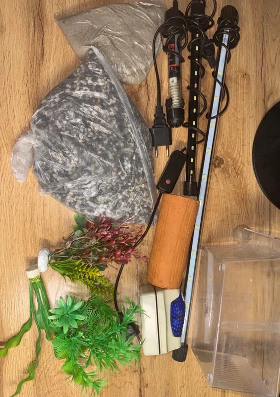 Baliqlar va o‘simliklar bilan akvarium 4