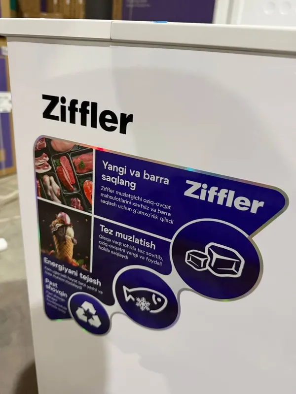 Морозильник ZIFFLER (морозилка) 724 литр