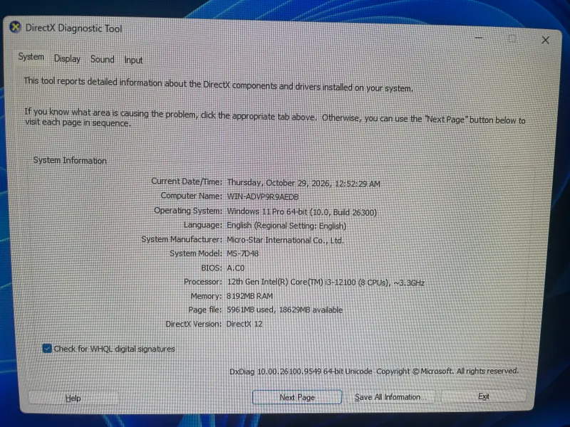 Компьютер Windows 11 Pro 8