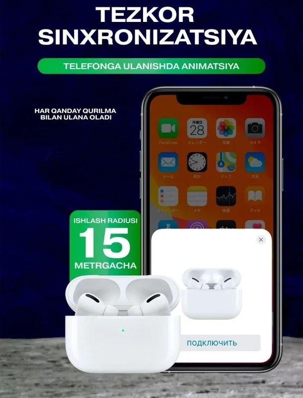 Yangi simsiz quloqchinlarimiz Pods pro 2 sotiladi. Mutlaq yangi. — фото 2