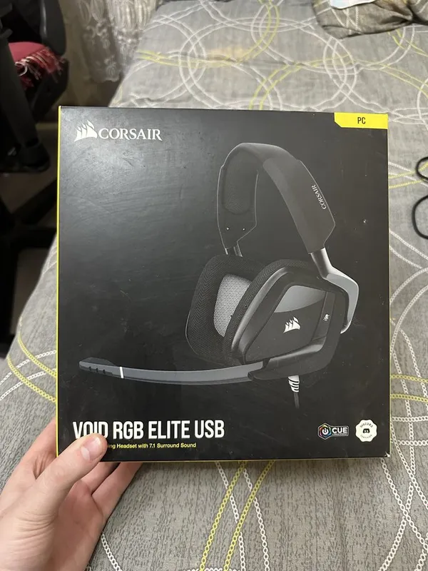 CORSAIR void rgb elite usb отличные наушники