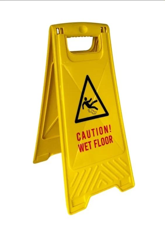 Складной знак мокрый пол WET FLOOR
