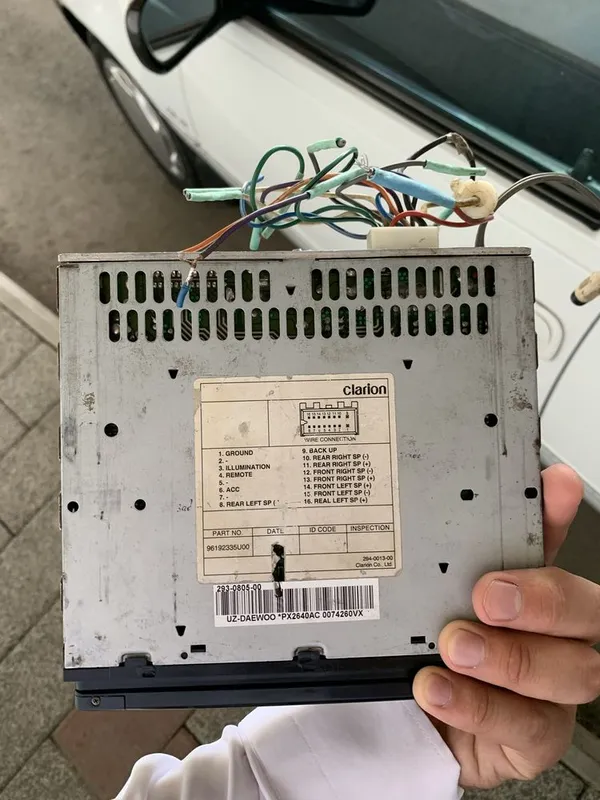 Daewoo nexia clarion magnitafon orginal 2 Daewoo nexia clarion magnitafon orginal 2