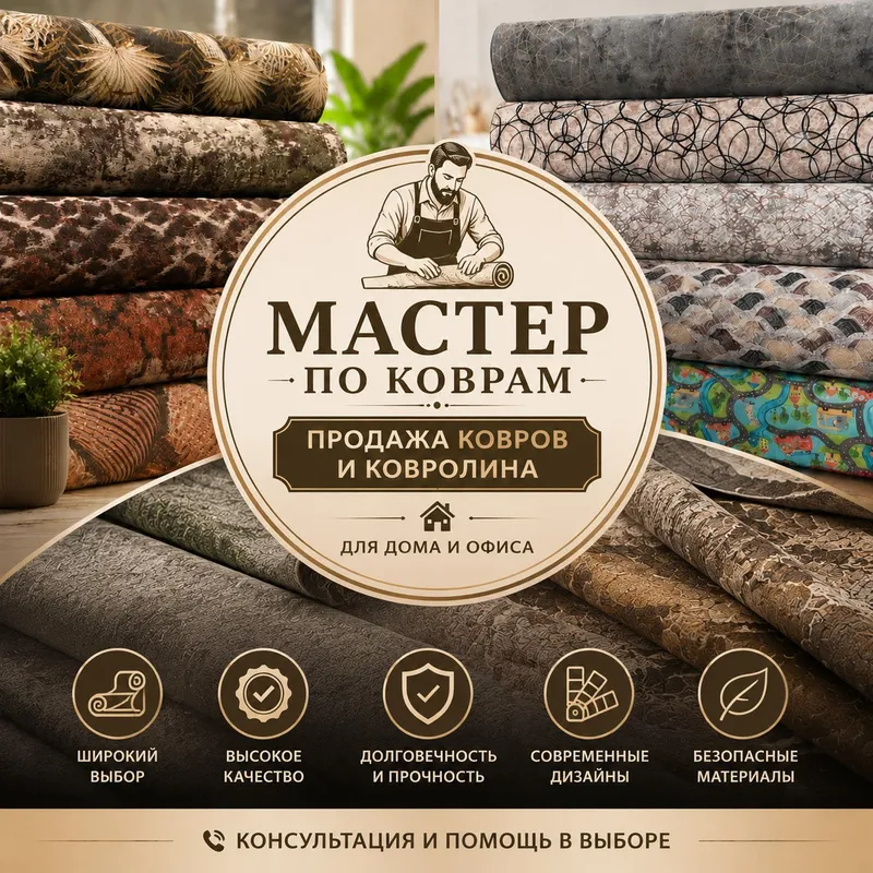 Мастер по коврам / Продажа ковров и ковролина