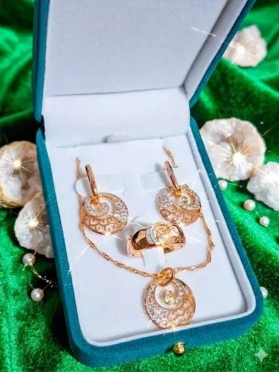 Ювелирный комплект украшений 585 RG (Rose Gold) 7