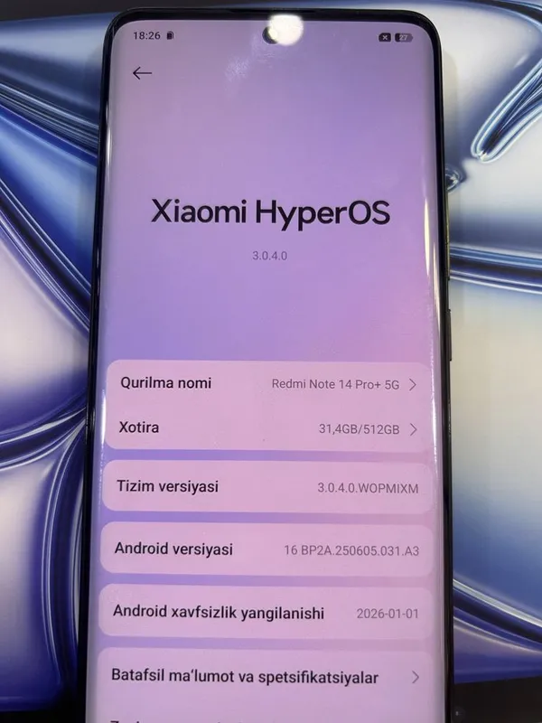 Redmi Note 14 plus 5G — фото 1 Redmi Note 14 plus 5G — фото 1