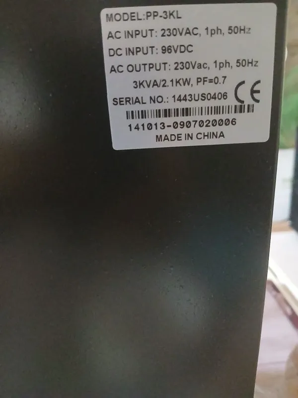 JETPOWER PP-3KL | Онлайн UPS 3 кВА / 2.1 кВт | Полностью рабочий