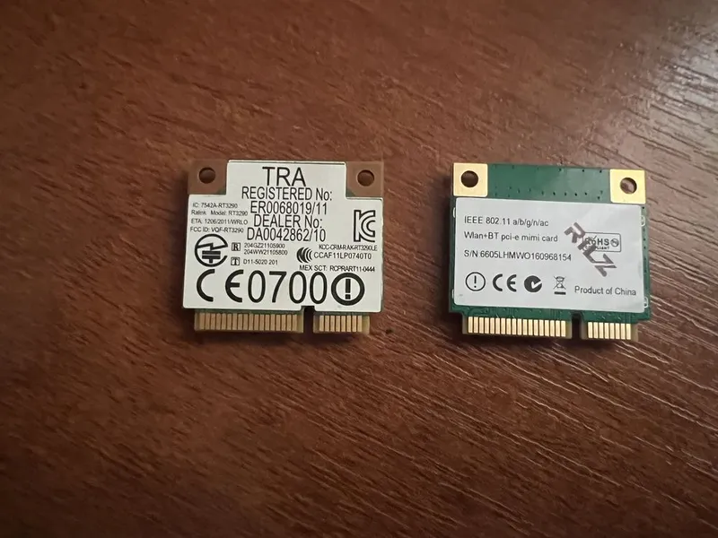 Wifi модули 2,4 и 5 ГГц для ноутбука 2