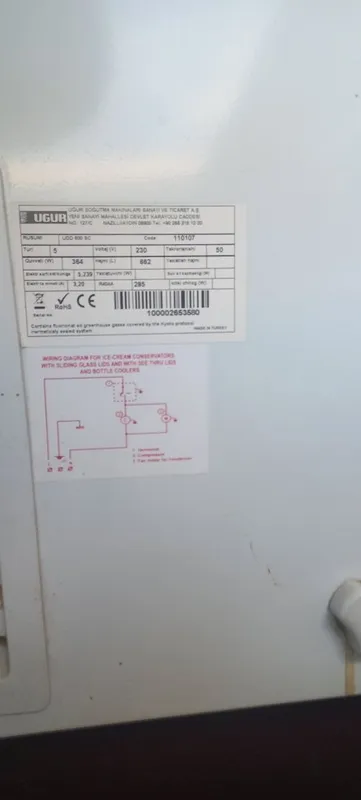 Morozilnik UGUR 2metrli 2