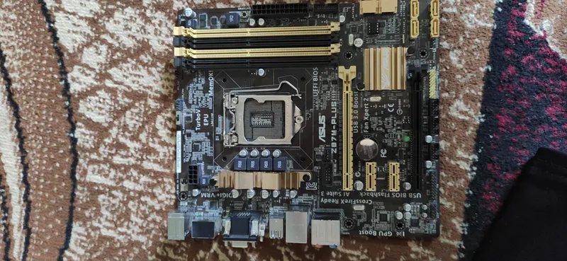 Материнская плата asus z87m plus — фото 1