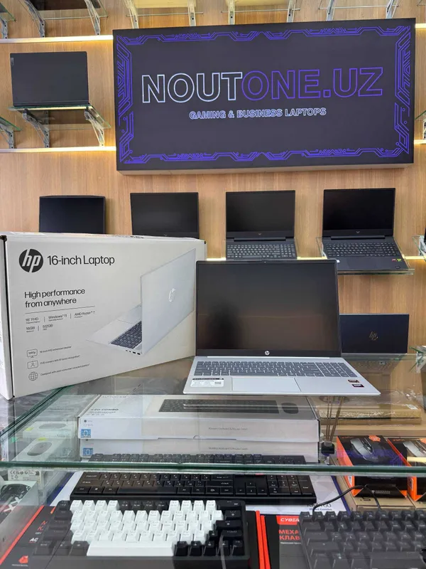 Noutbuk HP Omnibook 5 AMD RYZEN 7 AI 350 DDR5 16 GB, SSD 512GB 2K IPS