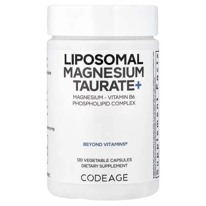 Codeage Liposomal Magnesium Taurate+ липосомальный таурат магния+ — фото 1