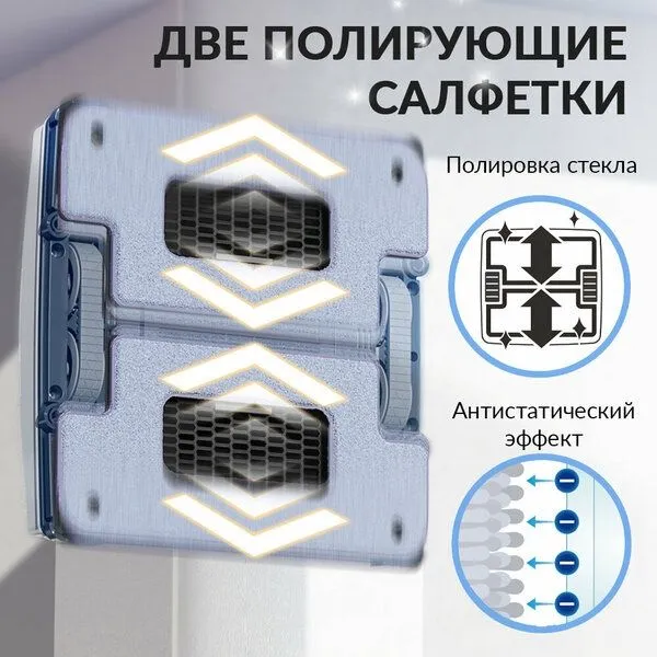 Робот мойщик окон HOBOT-S7 Pro, автоматический, с распылителем, с пуль — фото 1