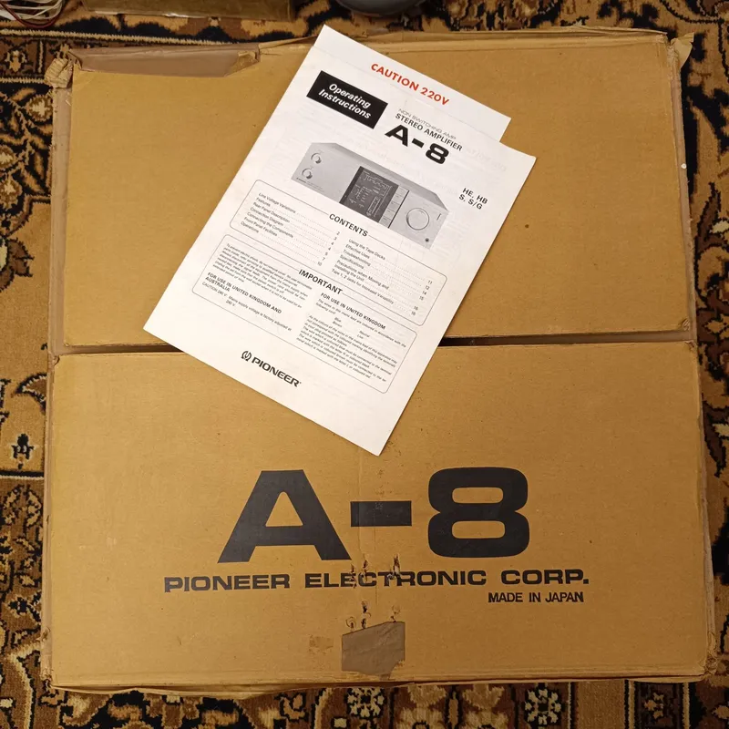 Усилитель Pioneer A-8 (220v) 5 Усилитель Pioneer A-8 (220v) 5