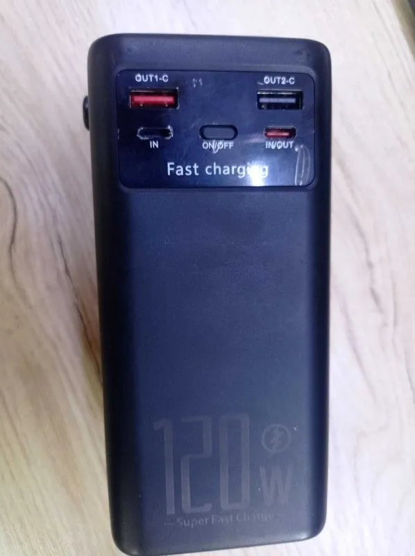 PowerBank ПОВЕР БАНК 120 ВАТ БЫСТРАЯ ЗАРЯДКА новый подаренный 420 000 1