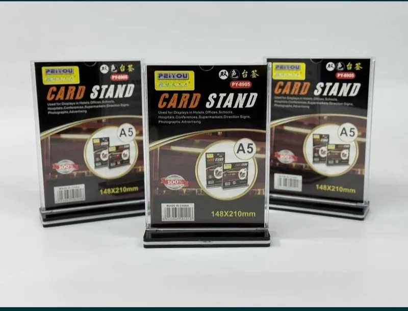 Card stand ,menu folder 3
