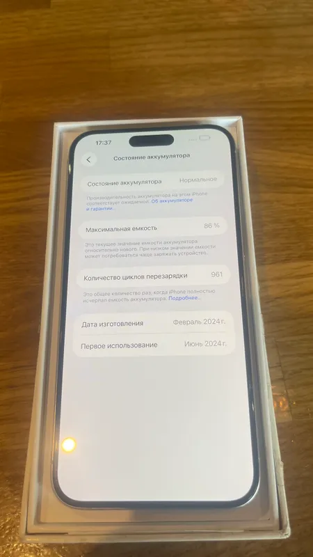 iPhone 15 Pro Max 256 ГБ, натуральный титан 1 iPhone 15 Pro Max 256 ГБ, натуральный титан 1