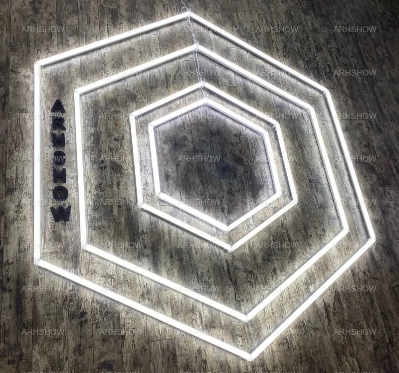 LED Соты освещение для Barbershop/Led chiroq — фото 7