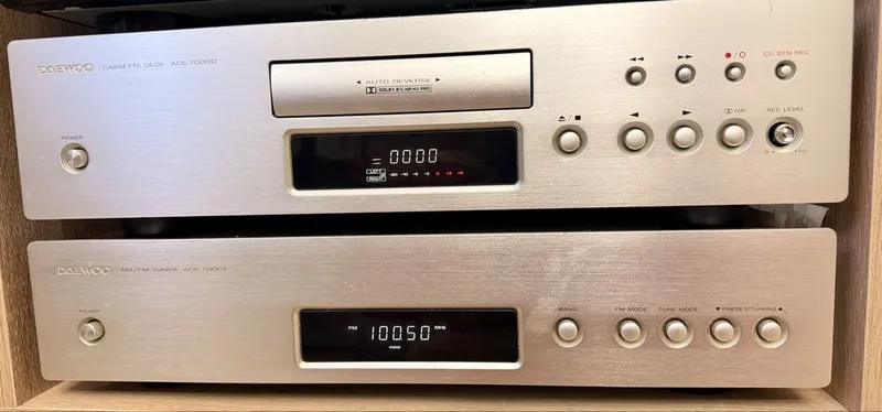 Daewoo ACS-7000 кассетная дека и тюнер