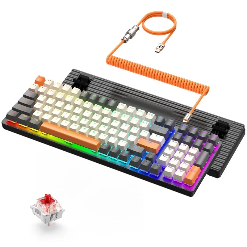 Проводная механическая клавиатура Ziyoulang K3, rgb — фото 2