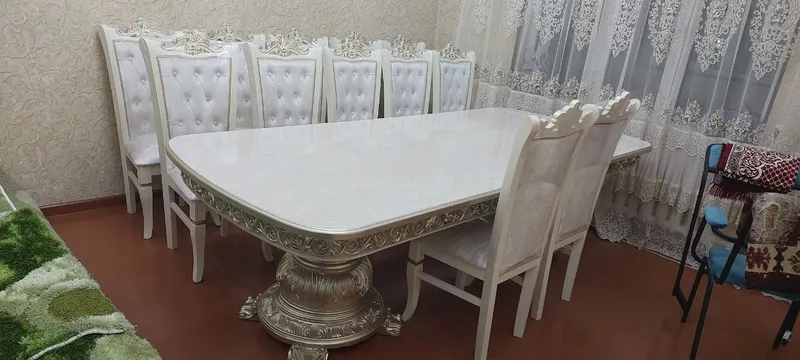 стол стул меҳмонхона учун