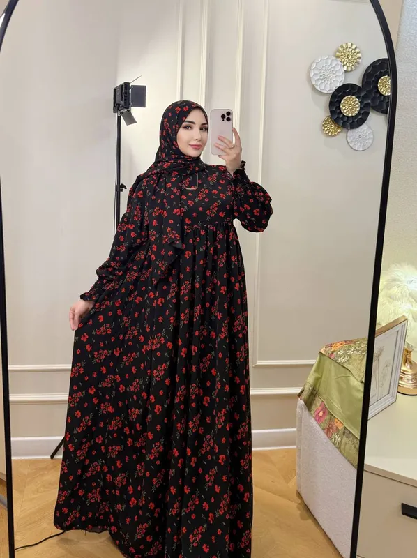 абая с платком 1