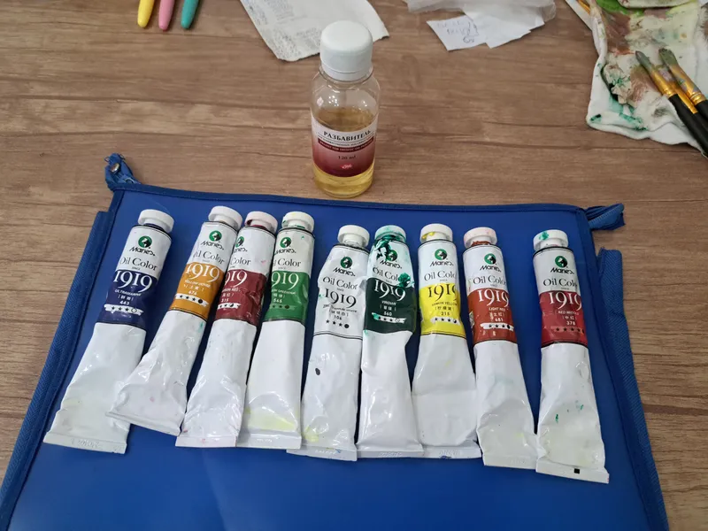 Maries Oil Color. Moybo‘yoqlar, suyultirgich, cho‘tkalar 1 Maries Oil Color. Moybo‘yoqlar, suyultirgich, cho‘tkalar 1
