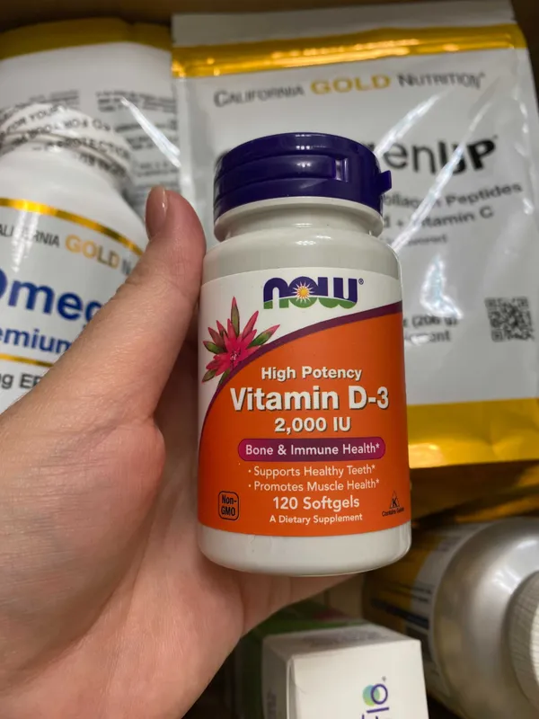 витамин D3, высокоактивный, 2000 МЕ, 120 капсул Vitamin D-3