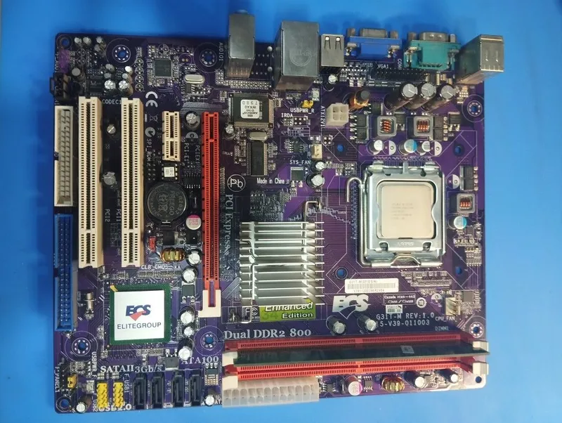 Материнская плата g31 + cpu e2160 + ddr2 1gb 1
