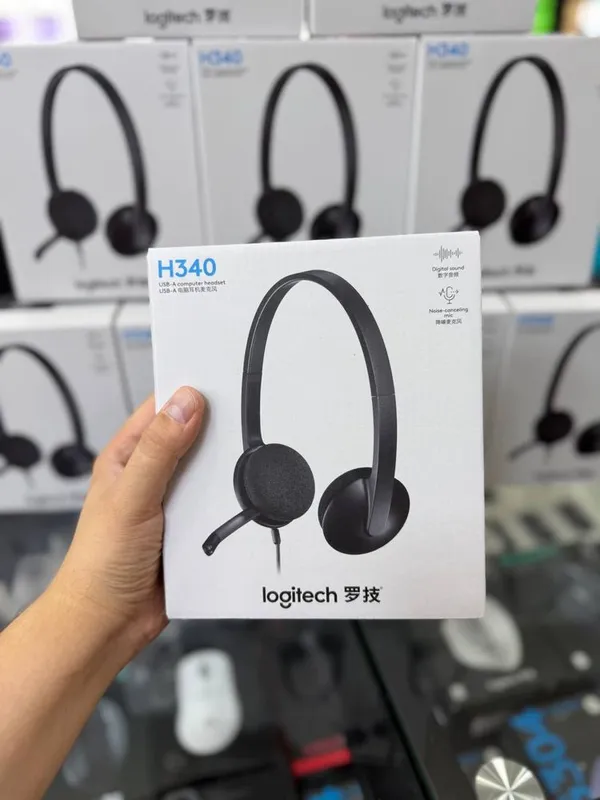 Наушники Logitech h340. Logitech h390. Logitech h111. Для операторов. — фото 7