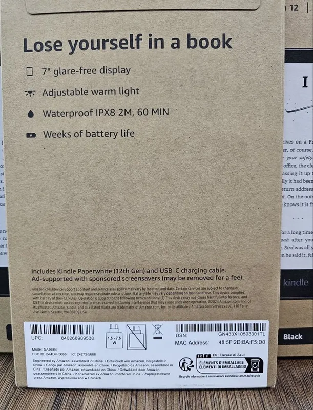 Продается Amazon Kindle Paperwhite 12th Generation 1 Продается Amazon Kindle Paperwhite 12th Generation 1